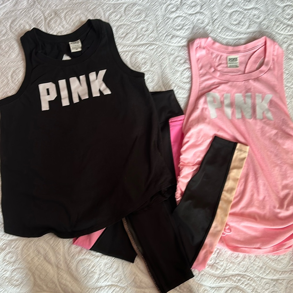 XS VS PINK Work Out Set in NWOT XS